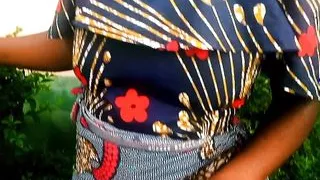 Checking my beautiful flowers