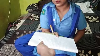Homework Me Lund Bana Ko Mila Hai - Indian School Girl Hindi Dirty Talk