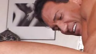 Perfect blonde wife riding her best friend cock in front of cucked hubby