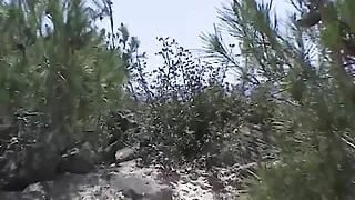 Hairy Pussy Shaved in the Dunes