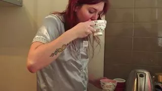 Naughty freckled redheads pleasure each other