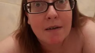 Shaving and Playing with Boobs in the Bath