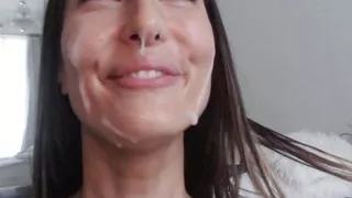 Real Couple Fucks for Webcam with HUGE Facial Ending