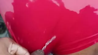 Indian Desi Bhabhi Aishwarya Ne Leggings Me Susu Kiya Phir gand pe susu karvaya. Indian pissing video. Pissing on bhabhi's beautiful ass..