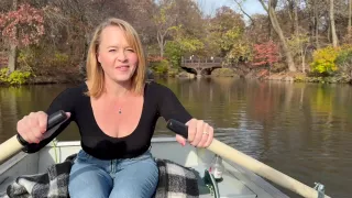 Rowing In My See-through Shirt In Public Then Masturbated Hard