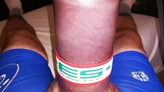 A Very Close up Pumping up