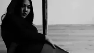 Pinay Pole Dancing with Heels and doing Aerial Hoops