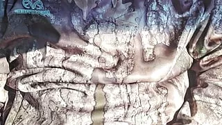 Middle seat driving cumshot