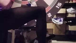 Sooner Gurl Has Sharp Darts Thrown At Her Sexy Body