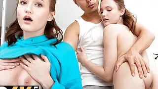 VIP4K. Russian college slut is having her first ANAL to stay in the apartment