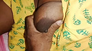 Stepsister&#039;s big size boobs squeezed by step brother and stepsister talking dirty in tamil clear audio role play sex