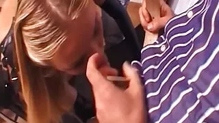 Anastasia Enjoys with Two Hard Cocks