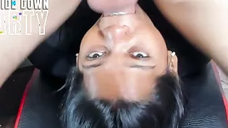 The Hardest up Side Down Deep Throat Fuck Party I Have Ever Seen