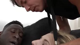 Cuckold Cleans Up After Helping His Wife Elissen Sweet Take a BBC