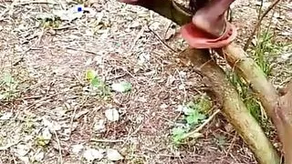 Outdoor fun and taking bath in river