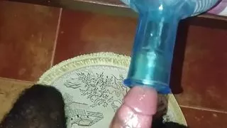 Using Glass Flower pot as Pusssy ????