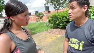 I Fuck an Unknown Girl for Explaining Rope Jumping, I Take Her Home to Give Her the Best Fuck of Her Life