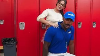Nerdy College Girl Fucks The Football Coach Reality Kings