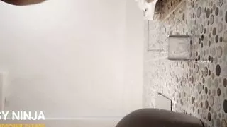 I masturbate in the living room and then in the shower.