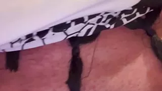 Young Stepson Caught Older Black Indian Stepdad Playing W Big Cock in Bathroom Cum Show