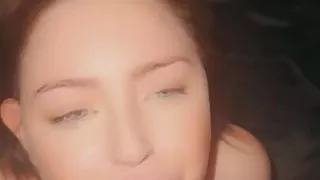 Daddy loves to fuck his daughters throat HARD