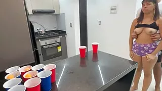 I Win by Playing My Shy Step Sister Until I Take off All Her Clothes and Make Her Horny with My Rich Cock, and We End up Fucking