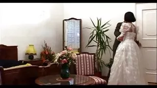 A Young Italian Bride Takes Two Big Huge Cocks