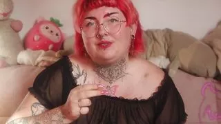 Vends-ta-culotte - Jerk off instructions in French by a tattooed and pierced girl