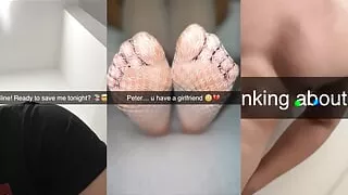 Late-Night Tutoring Session with Peter ends on a cheat  on Snapchat