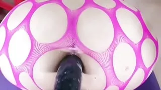 Ass Fucked in Pink Sexy Outfit