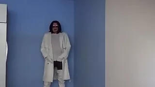 Naughty in White Leather