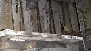 Village girl masturbates hotly in a cold barn