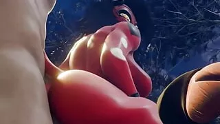 The Milfsgiving Feast - Ep 2 Anal Creampie with Demon by Foxie2k