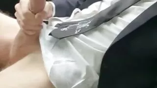 Watching me masturbating in my car after work