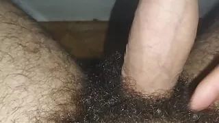 Hairy punishing the hard cock. I love you.