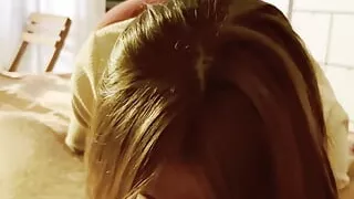 My Gym Partner Loves Gives Sloppy Blowjob instead of going to the gym