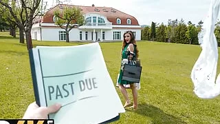 DEBT4k. His Cum, Her Comeuppance