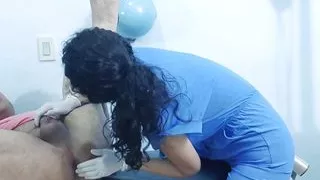 Doctor Checks Anus Male Patient Prostate Milk Treatment #006 Part 1