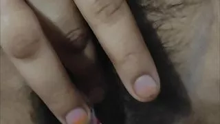 Desi bhabhi romancing her with a finger