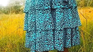 Am Enjoying myself under my mango tree