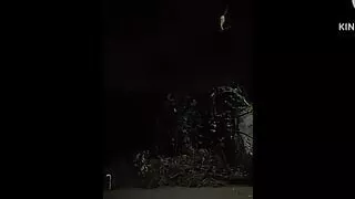 A Desi BBC boy is indulging in some late-night self-pleasure while watching porn. His dark skin glistens in the glow of the scre