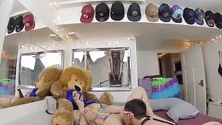 Guatemalan Soul Romantic Night with a Blue-haired Girl