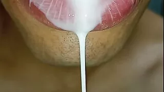 Cum in my mouth, play with your cum, and swallow it, sexy, femboy, trans, gay naughty, tongue, sloopy, six pack, fitness teen