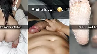 The Neighbor Next Door helps wife cheats on husband for working late on Snapchat
