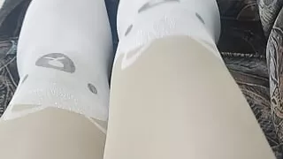 Wank my cock in sexy pantyhose