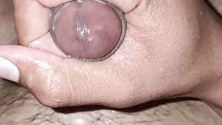 I'm alone at home. And masturbated.