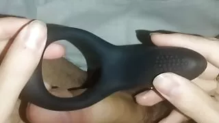 Teen boy masturbation with cock ring