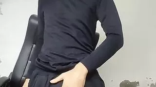 Try to Masturbate in Shop but Anyone Come and Seduce