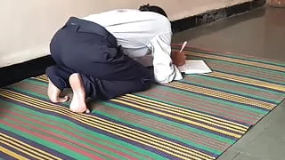 Indian College virgin girl fuck by private tuition teacher.