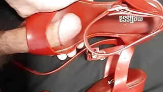 Cum In Red Melissa High Heels 2